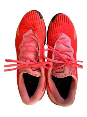 NIKE Air Zoom Cage 4 Pink Laser Crimson Hard Court Sneakers CD0431-604, Size 9.5